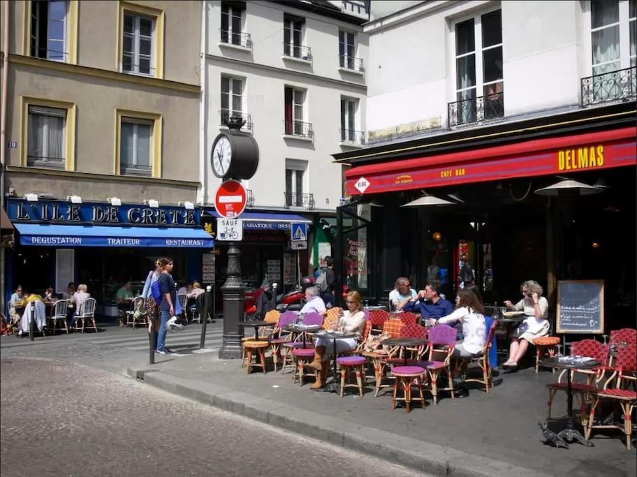 Fully Renovated Historic Apt In Heart Mouffetard Paris Luaran gambar