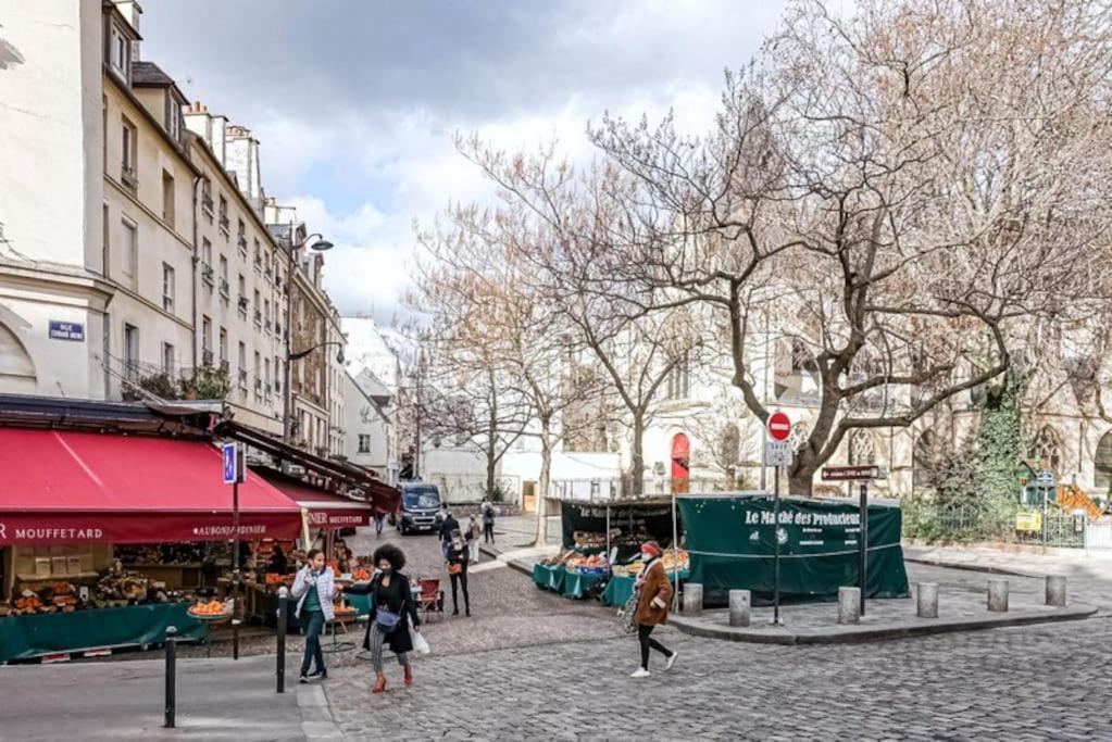 Fully Renovated Historic Apt In Heart Mouffetard Paris Luaran gambar